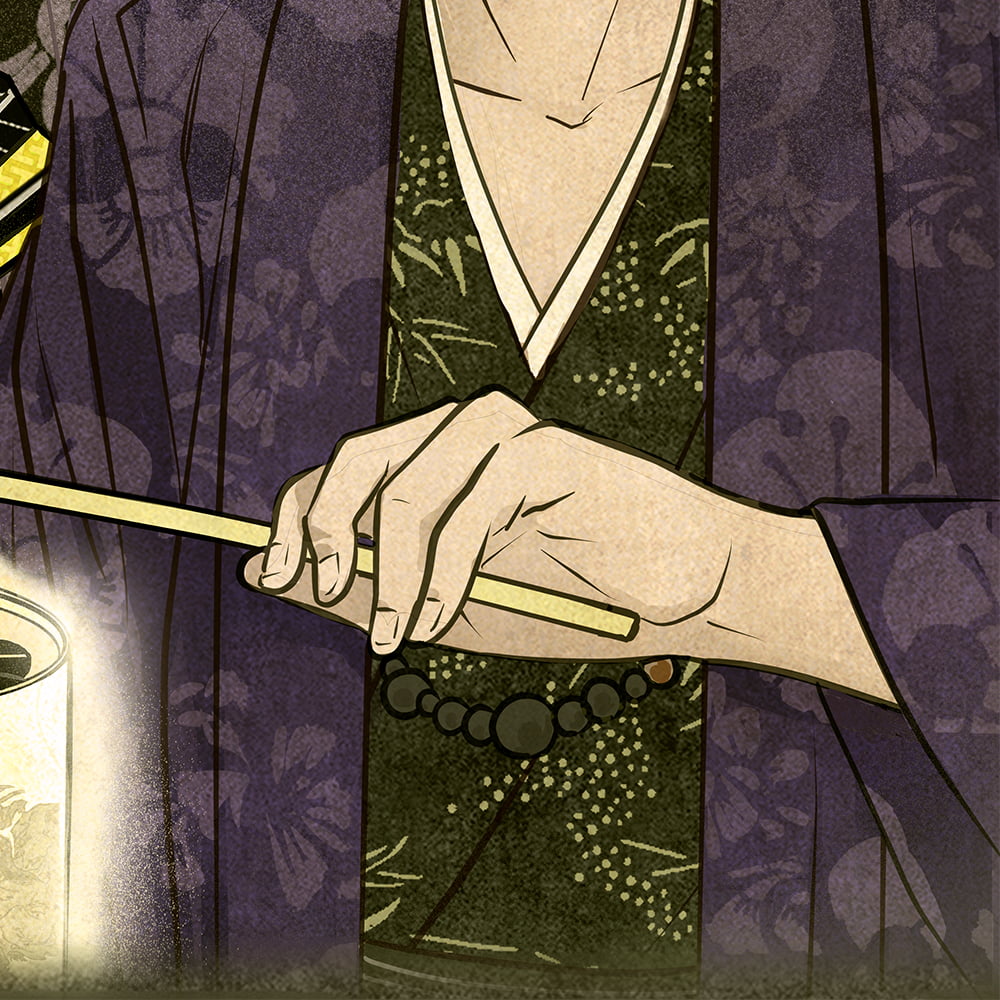 ゲゲゲ浮世絵「当盛花之顔菖蒲」｜映画『鬼太郎誕生 ゲゲゲの謎