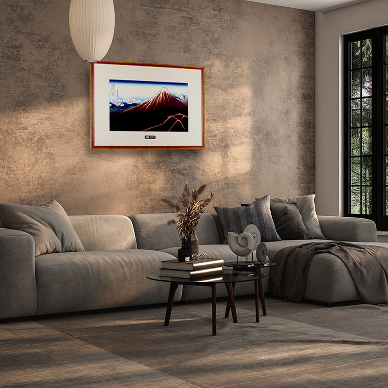 黒富士で有名な浮世絵 山下白雨（葛飾北斎 富嶽三十六景）｜浮世絵工房