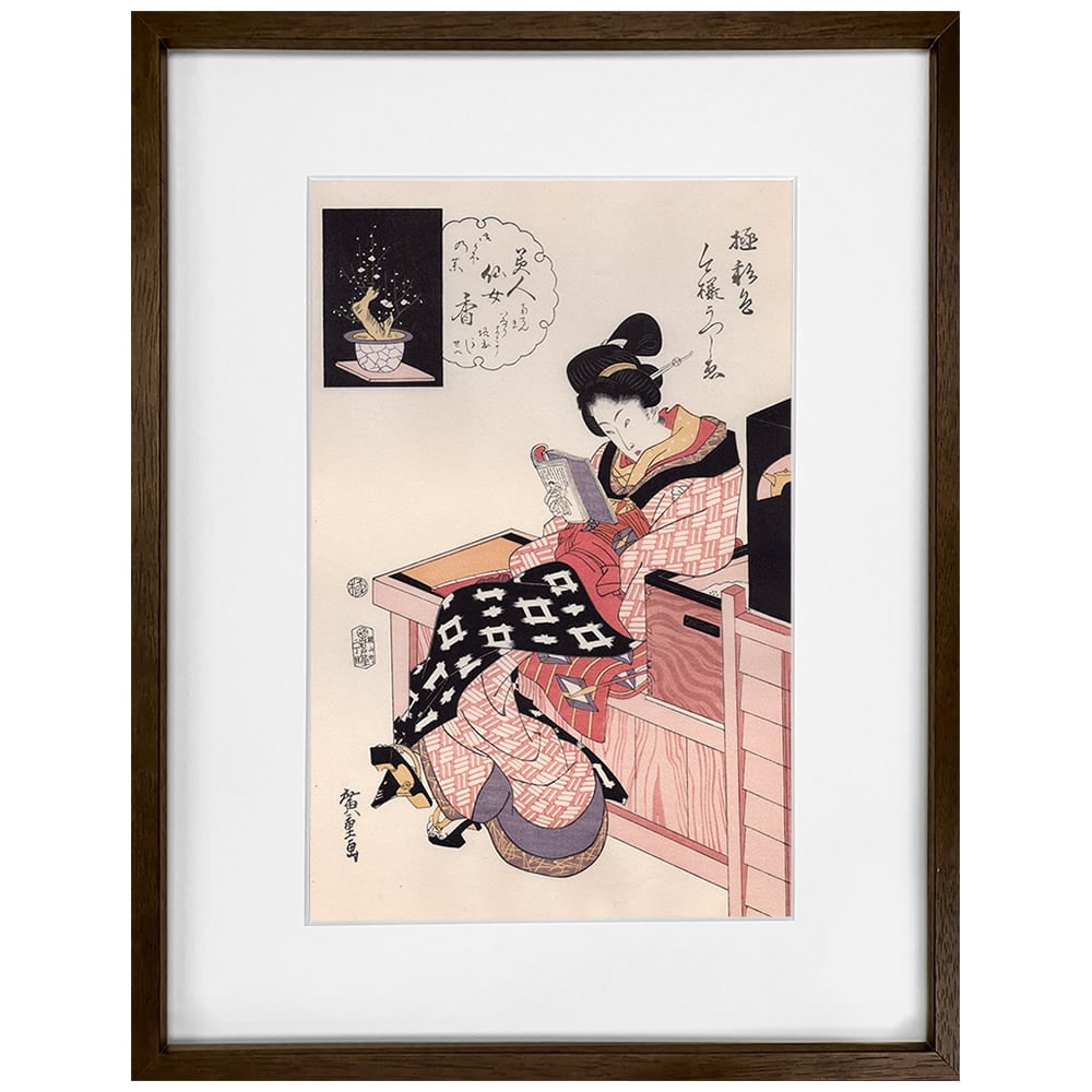 歌川広重 浮世絵美人画「極彩色・今様うつしゑ」｜浮世絵工房