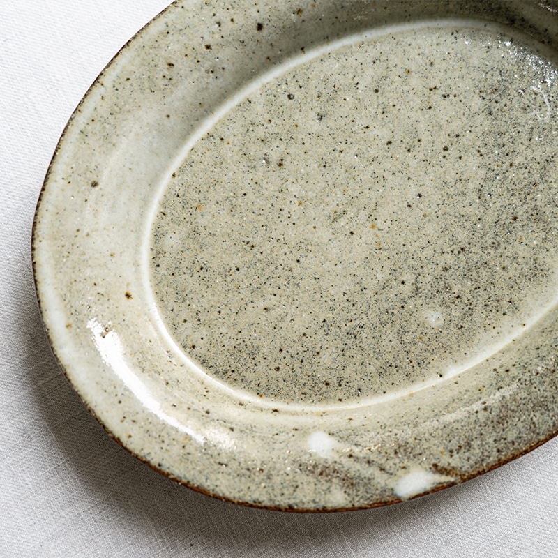 林檎灰釉楕円深皿 寺村光輔 | すべての商品 | 【公式通販】器のある暮らし