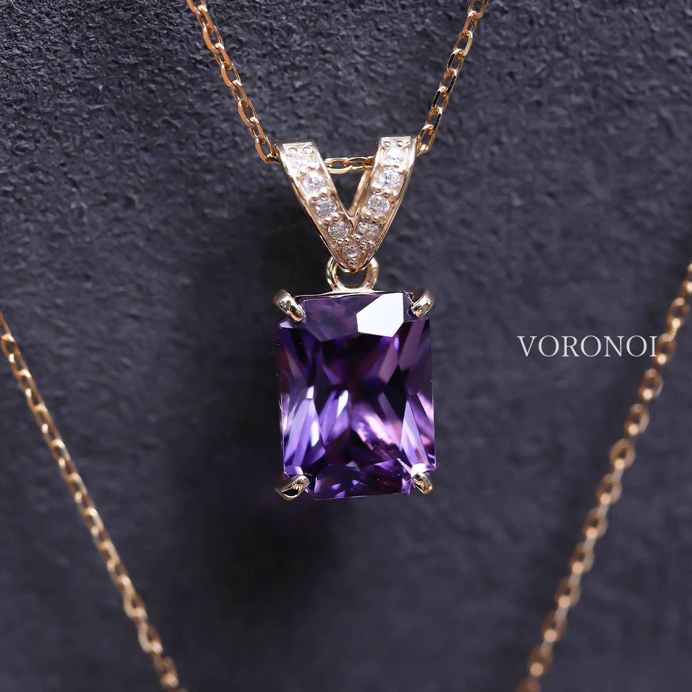 数量限定 アメジスト × ダイヤモンド｜VORONOI Open Setting