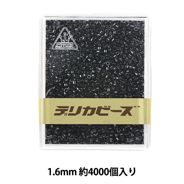 ビーズ 『デリカビーズ 11/0 DB10 20g 黒』 MIYUKI ミユキ ビーズ