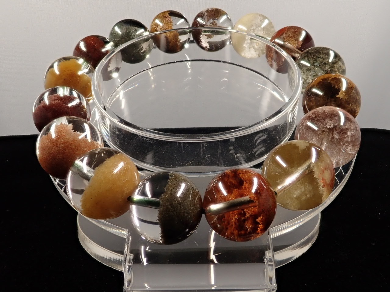 ミックスガーデンクォーツ ブレスレット 13.3㎜ 5A | 天然石,水晶