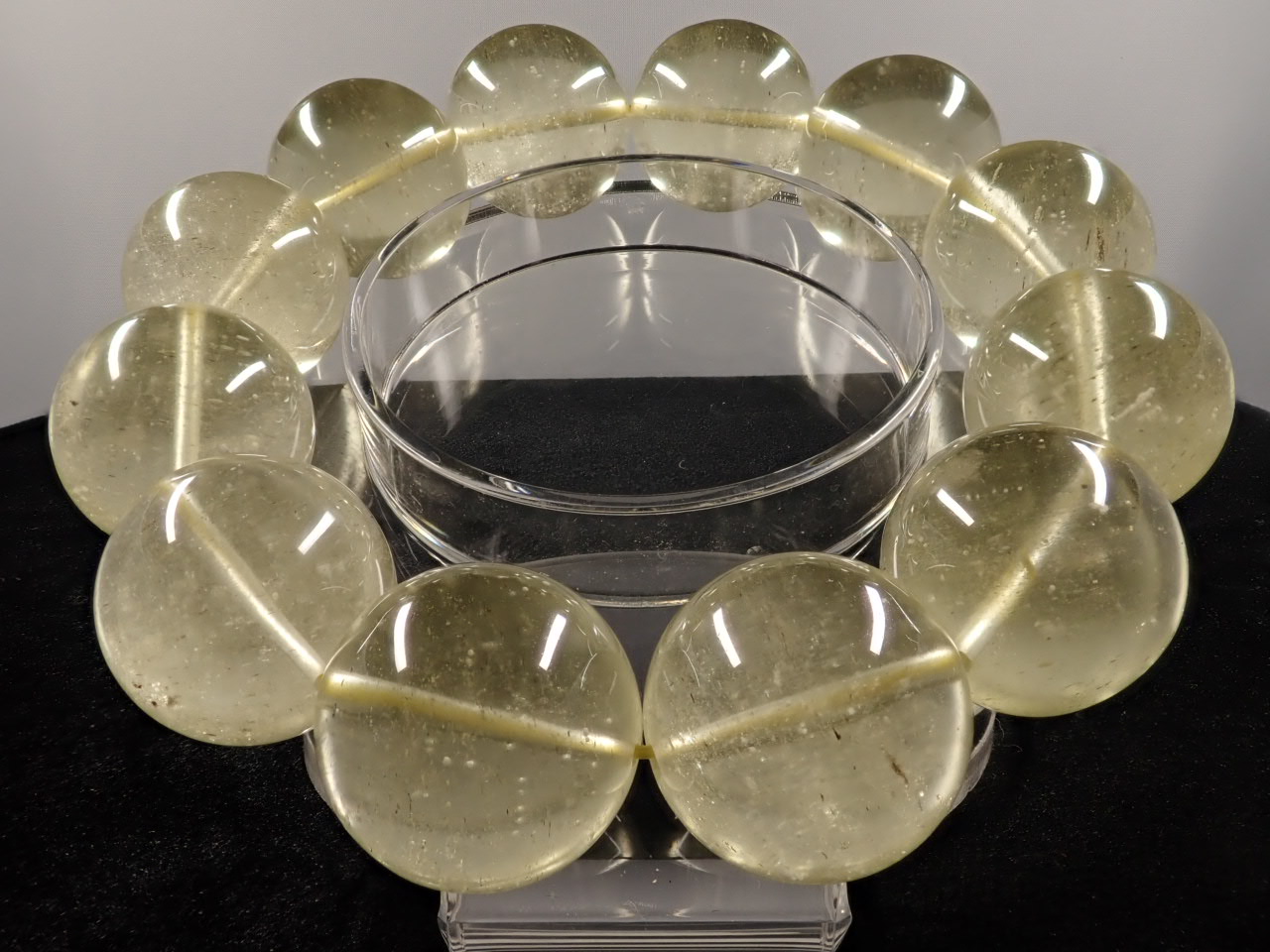 リビアングラス ブレスレット 19.7㎜ 5A+ | 天然石,隕石系,リビアン