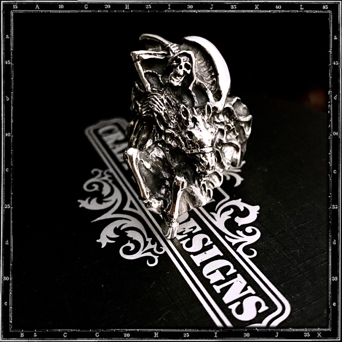 DEATH DEALER GRIM REAPER RING | クレイジーピッグ公式オンライン