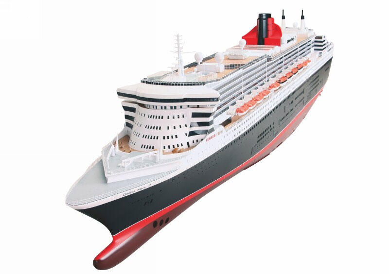 Graupner 豪華客船クイーンメリー2 ”WP passenger liner Queen Mary 2