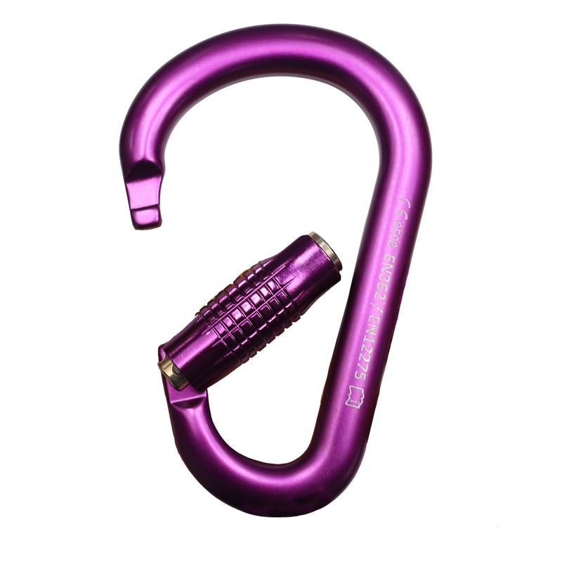 TREEPRO ペア型 HMS カラビナ パープル | TREE CLIMBING WORLD