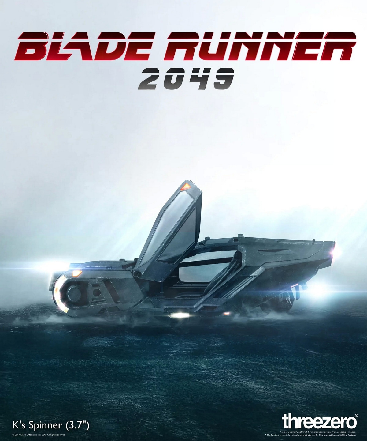 threezero 3.7インチ ブレードランナー 2049 Kのスピナー Blade Runner