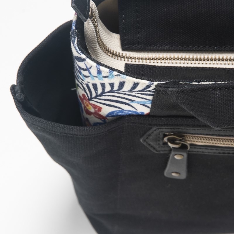 カートバッグBK / きらきらシークヮーサー | BAG,HAND BAG | 琉球帆布