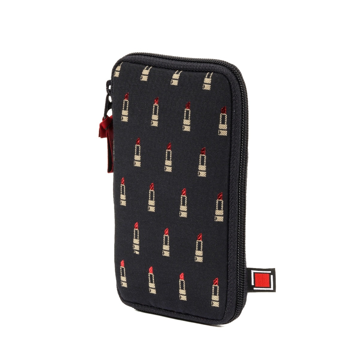 大きめサイズのジュエリーポーチ ヴァリアント・ルージュ 2WP-LI736