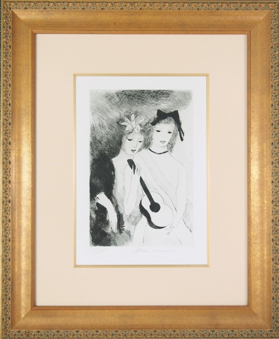 マリー・ローランサン 「ギターをもつ二人の乙女」 | | アトリエ・ブランカ