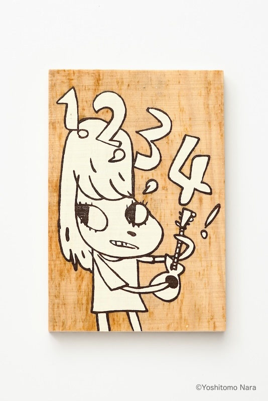 リンゴ箱のポストカード「1, 2, 3, 4!」 | アーティスト別,奈良美智