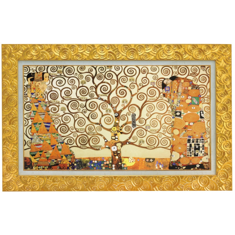 生命の木』 グスタフ・クリムト 20号 立体複製名画 額装付 【ポイント