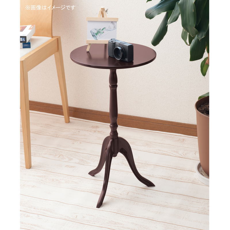 永井興産 クラシックサイドテーブル CTN-3030 DBR ダークブラウン