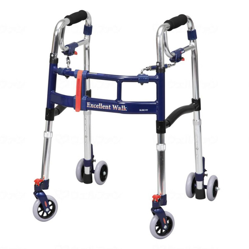 フォルテ 二筋格子ブルー ｜ シルバーカー・歩行器 ｜ 介護用品・福祉