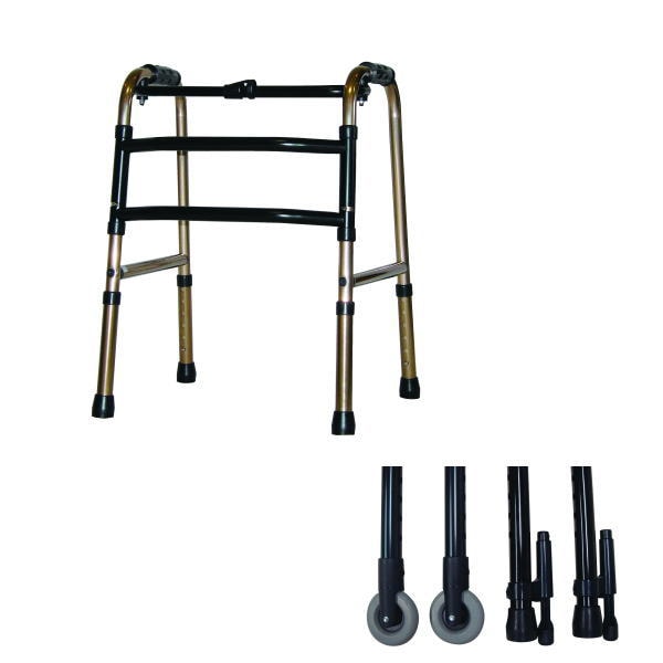 特別送料】【室内専用】折りたたみ式歩行器（コンパクトタイプ） 4輪