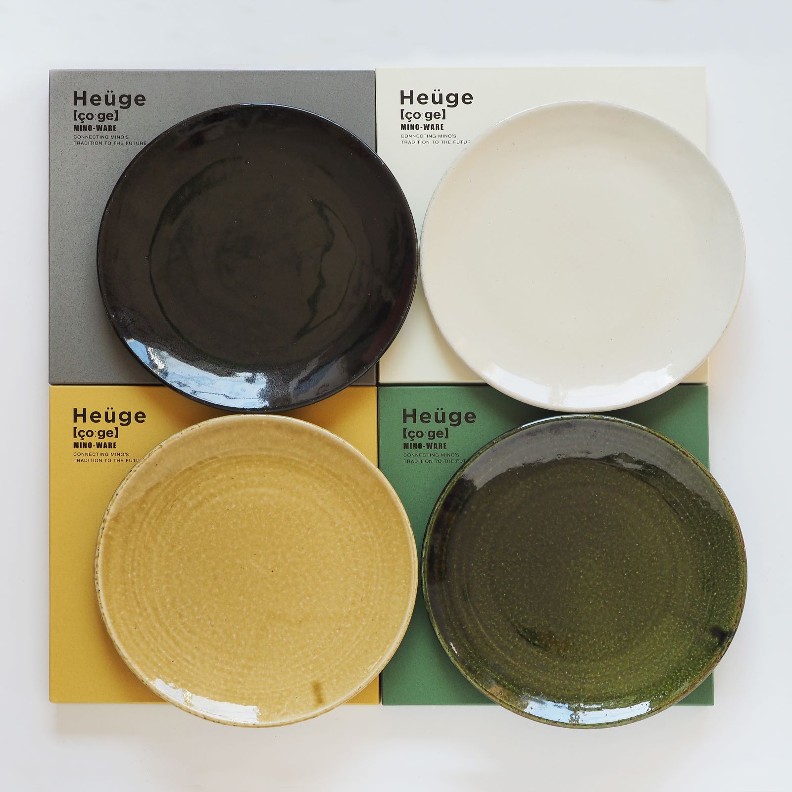 Heuge】ひょうげ 八寸平皿（Plate L） [日本製/美濃焼/H006] | Heuge