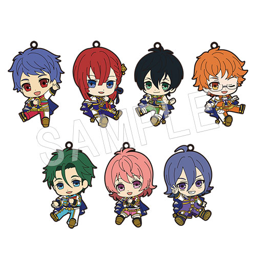 KING OF PRISM -Shiny Seven Stars- ぺたん娘ラバーストラップvol.3