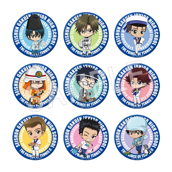 新テニスの王子様 トレーディング缶バッジ 職業体験編 青学(pcs) | さ