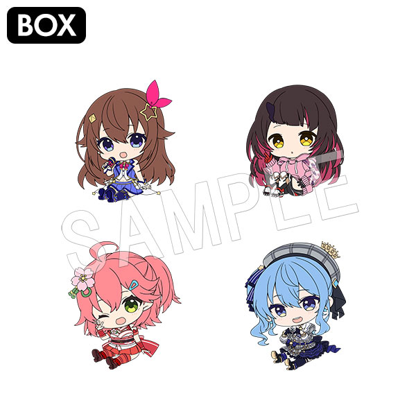 予約】ホロライブ ぺたん娘 トレーディングラバーストラップ(0期生