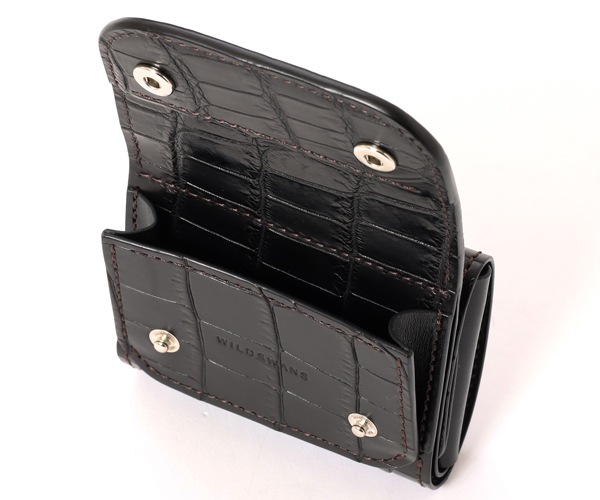 選べるノベルティ付】 ワイルドスワンズ クロコダイル ステラ ミニ財布