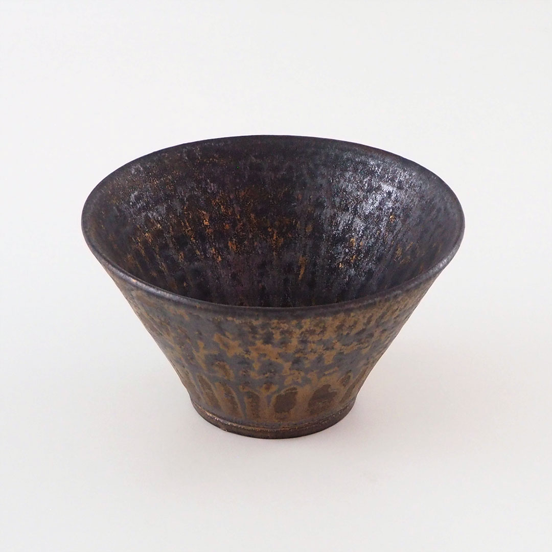 黒金彩/めん鉢 | 唐津焼 雅樂窯 ( うたがま ) | 糸島くらし×ここのき