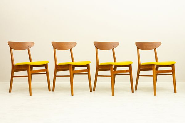 Dining Chair 4脚set チーク オーク 北欧家具 通販 CLOVERSKY