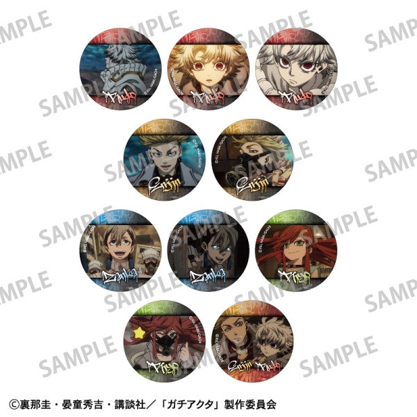 ガチアクタ ロングスクエア缶バッジ＿ザンカ