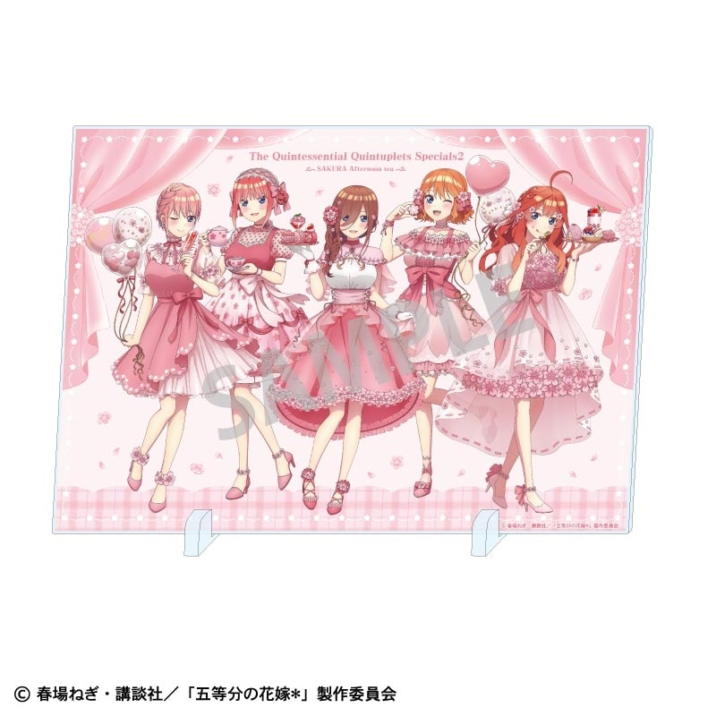 五等分の花嫁＊ A4アクリルパネル＿桜アフタヌーンティー