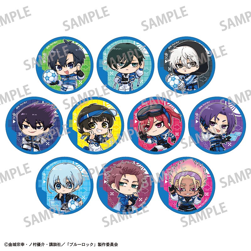 ブルーロック トレーディング缶バッジ＿サイバーパンク リバイバル描き