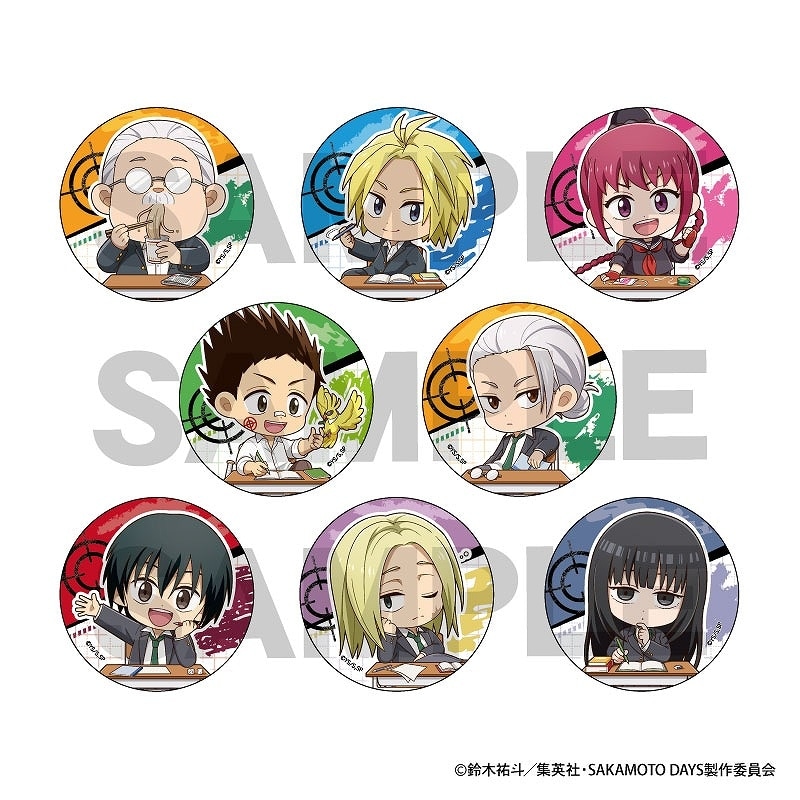 サカモトデイズ 第2回キャラクター人気投票 メダル風缶バッジ 神々廻