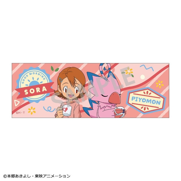 デジモンアドベンチャー ロングスクエア缶バッジ＿八神ヒカリ