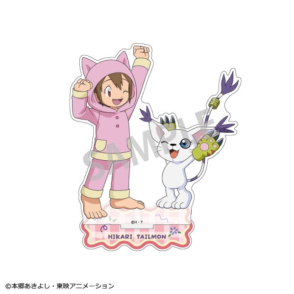 デジモンアドベンチャー ロングスクエア缶バッジ＿八神ヒカリ