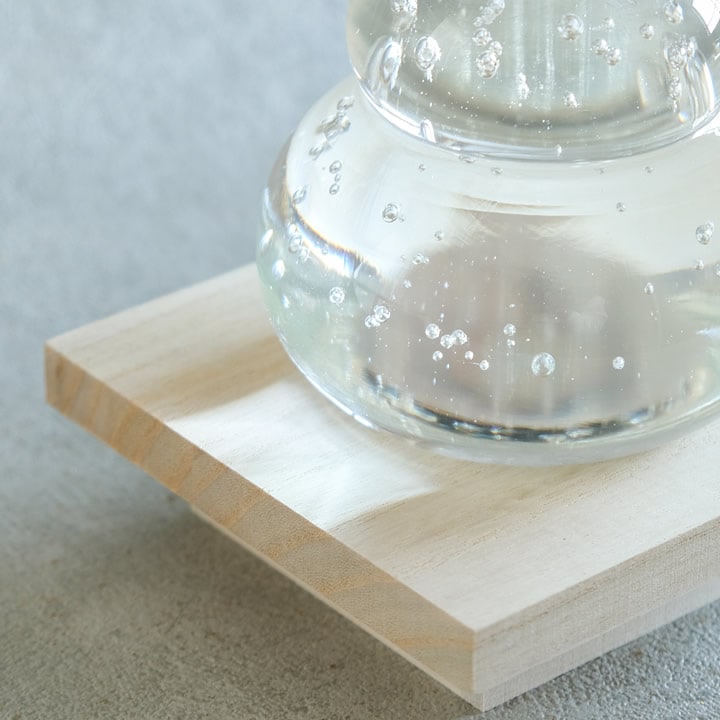 福重ね 鏡餅 【金】 アデリアガラス - キッチン雑貨、便利グッズなら