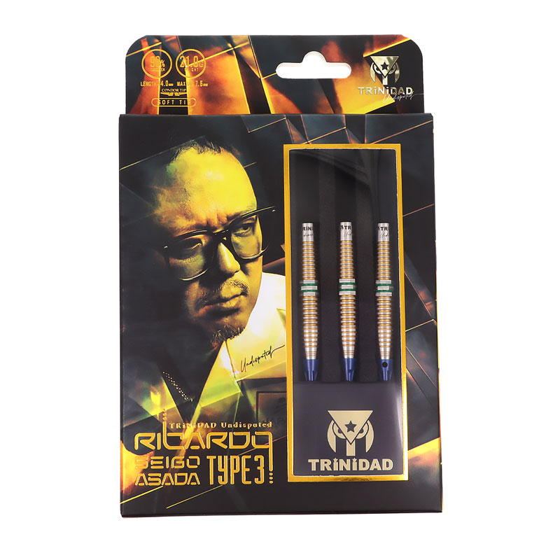 ダーツ　トリニダード　リカルド タイプ3 浅田斉吾モデル 2BA バレル【トリニダード】リカルド タイプ3 浅田斉吾モデル スティール