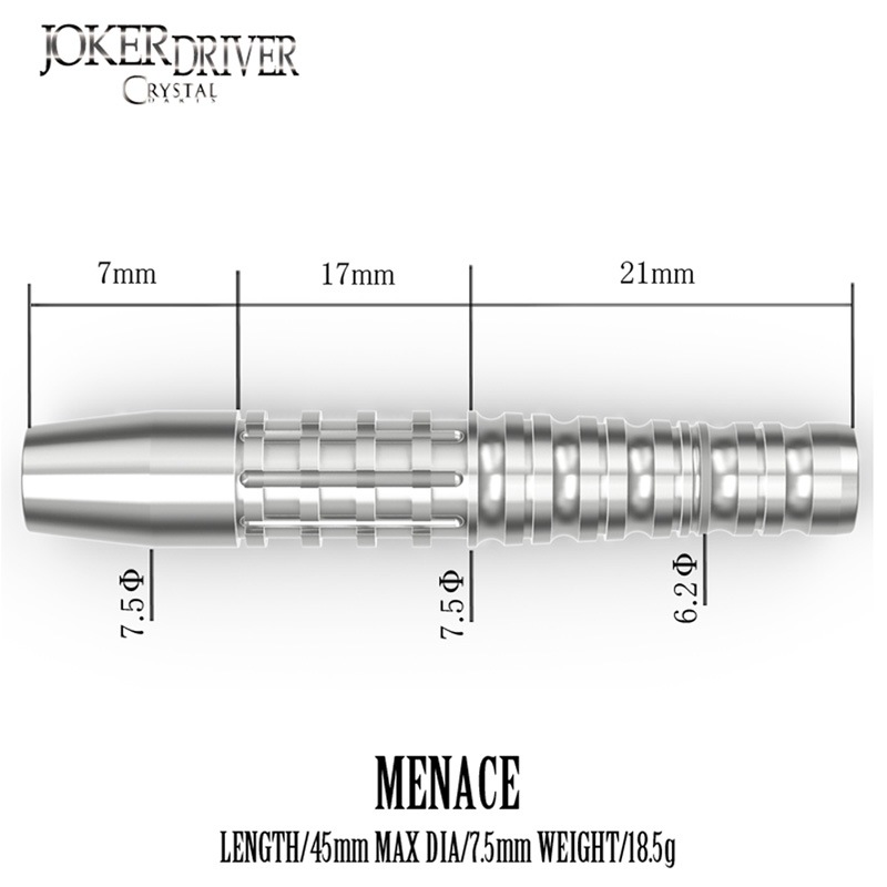 JOKERD ダーツ 3本セット CRYSTAL MENACE ダーツ > ソフトダーツ > ブランド【サ行】 > ジョーカードライバー
