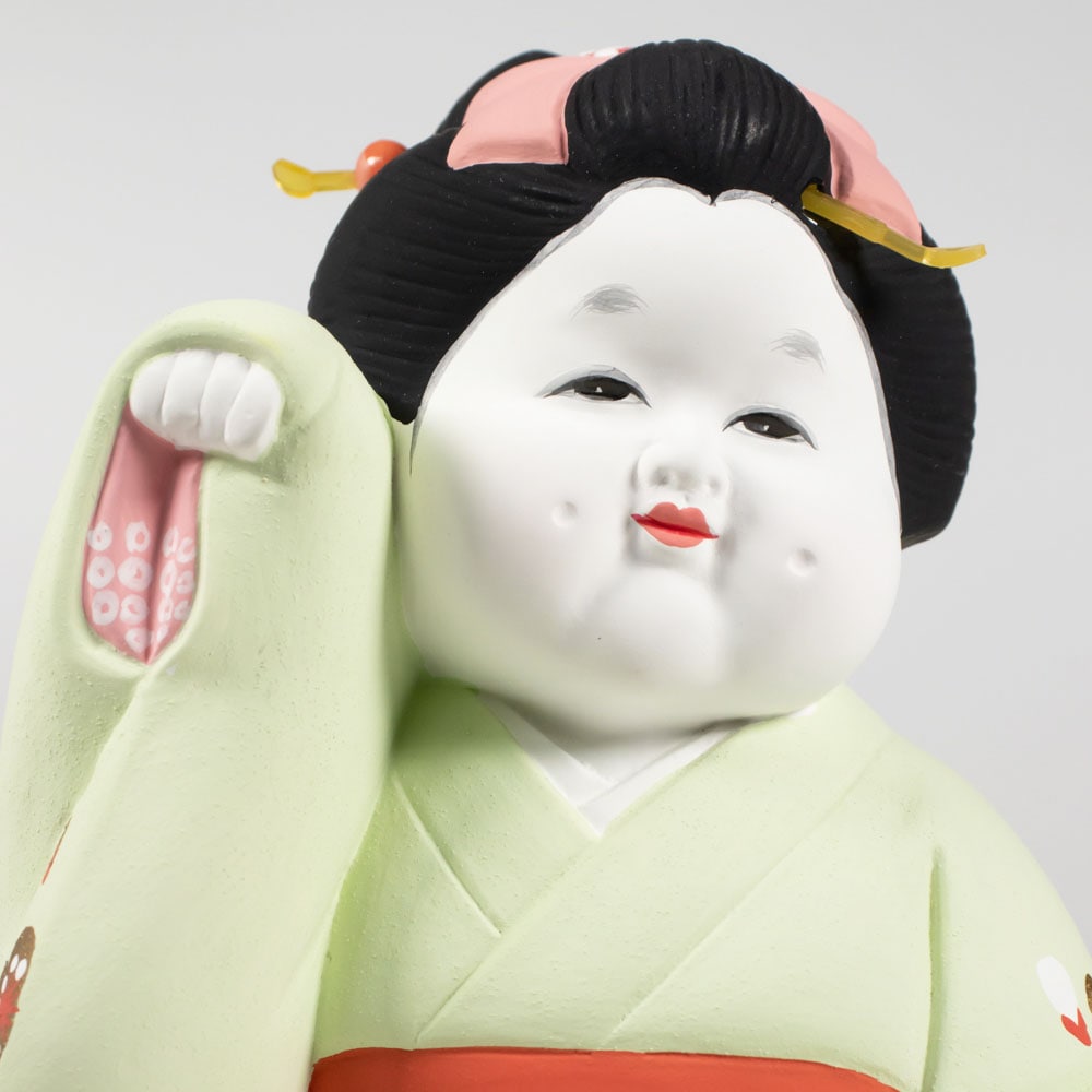 招きお福さん 芳巳作 | 工芸品,博多人形 | 日本各地の工芸品を販売