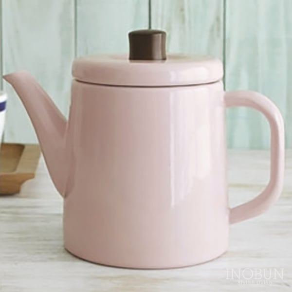 野田琺瑯 ホーロー 月兎印 ゲットニュースリムポット 1.2L レッド 結婚