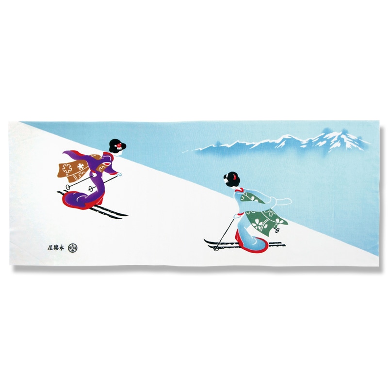 手ぬぐい「よーすべりますなぁ」 | 手ぬぐい,永楽屋細辻伊兵衛商店