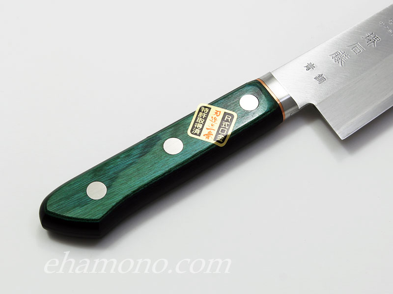 青鋼本割込牛刀型包丁