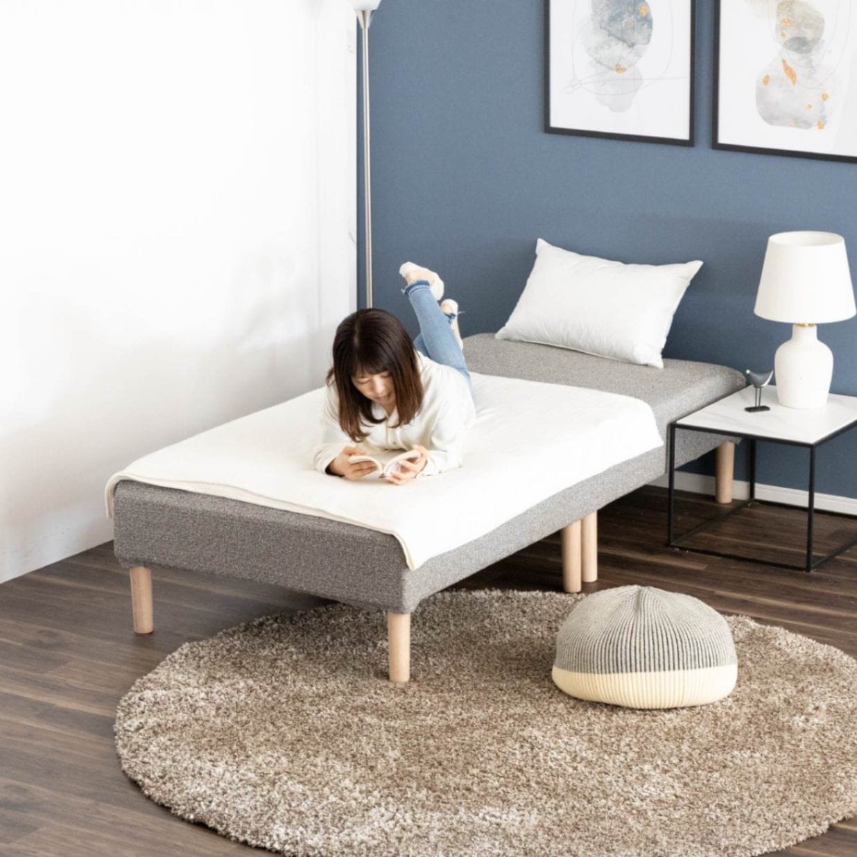 脚付マットレス ベッド S シングル MY 90｜家具の通販tac INTERIOR