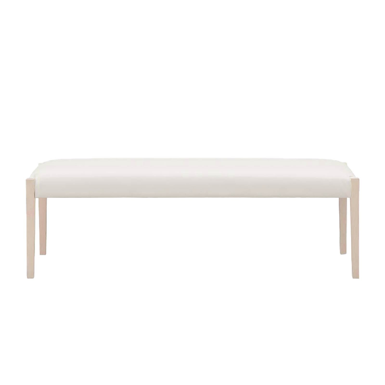 ダイニングベンチ PVC ホワイト AB 140 ベンチ｜家具の通販tac