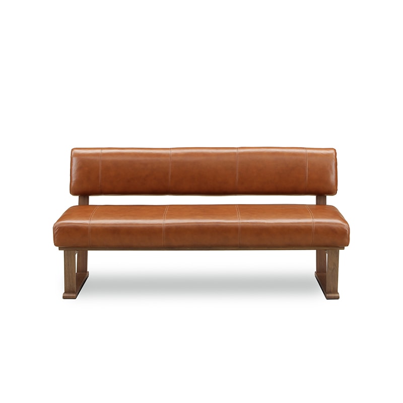 ダイニングチェア 2人掛け ラバー ウォールナット 天然木 160｜家具の