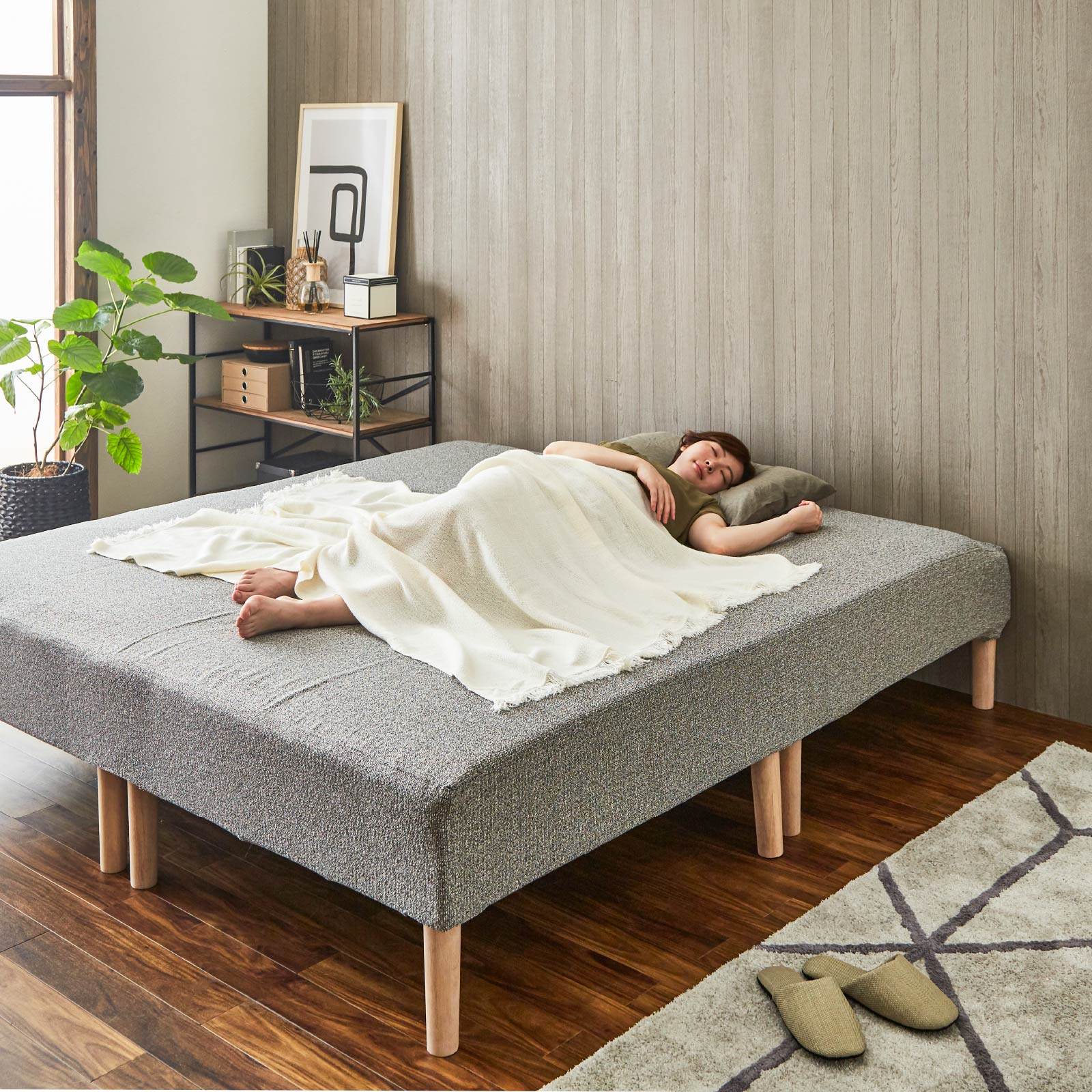 脚付マットレス ベッド Q クイーン MY 160｜家具の通販tac INTERIOR