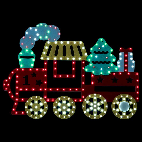 LEDモチーフライト【クリスマストレイン】 | 5.イベント装飾用品,冬の