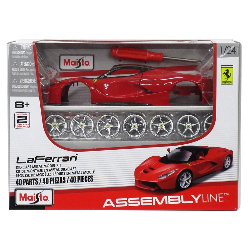 Maisto ミニカー 1:24 フェラーリ アッセンブリーライン ラ フェラーリ