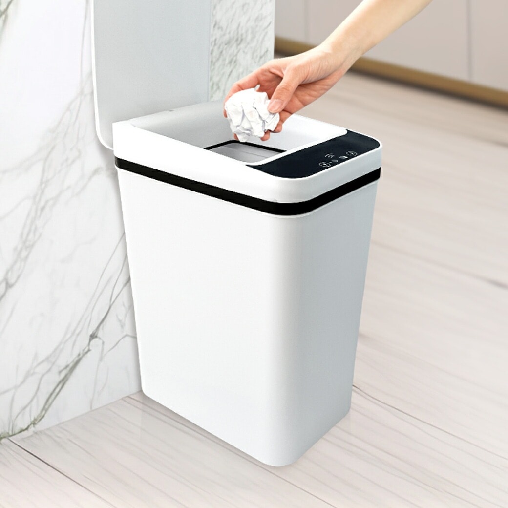 かざすだけで開く自動開閉ゴミ箱｜ファミリー・ライフ公式通販