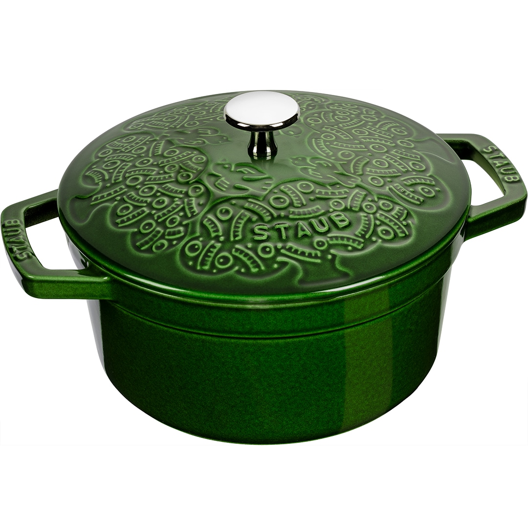 ストウブ staub フォレストココット ラウンド 20cm バジルグリーン