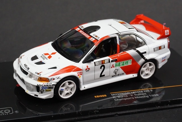 1/43 イクソ KBI066 三菱 ランサー エボリューション Ⅴ ラリーアート