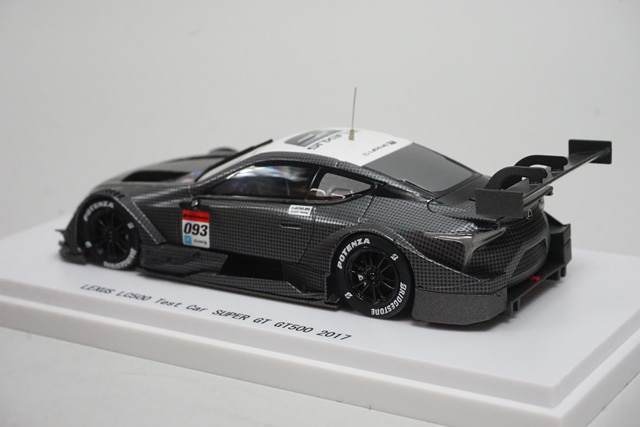 1/43 エブロ 45502 レクサス LC500 テストカー スーパー GT500 2017
